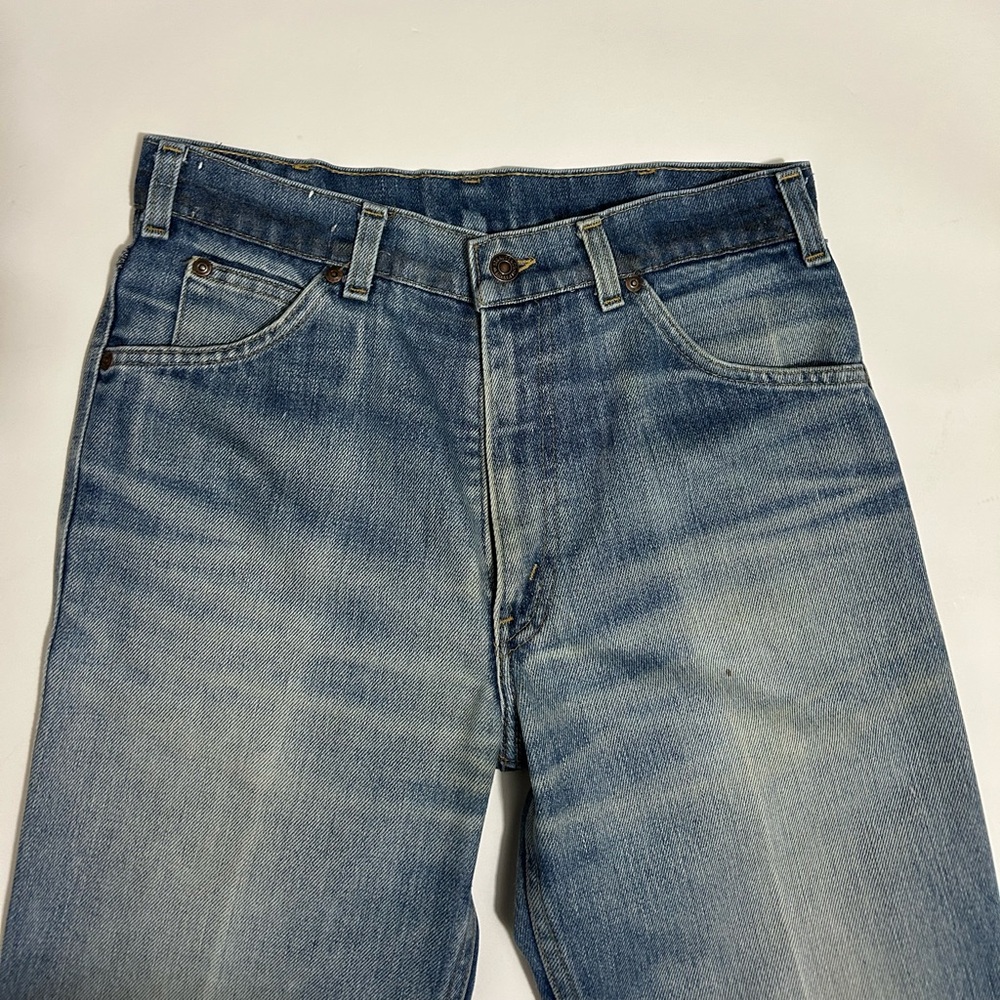 Rare Vintage Levi’s 70s Women’s Mom  Orange Label Movin On’ Jeans 28x28 - Picture 4 of 16